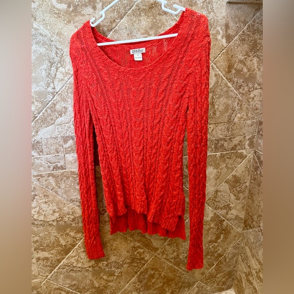 Lucky Brand small orange sweater - Picture 1 of 3